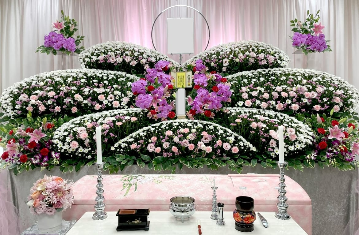 生花祭壇 価格¥385,000(税込)