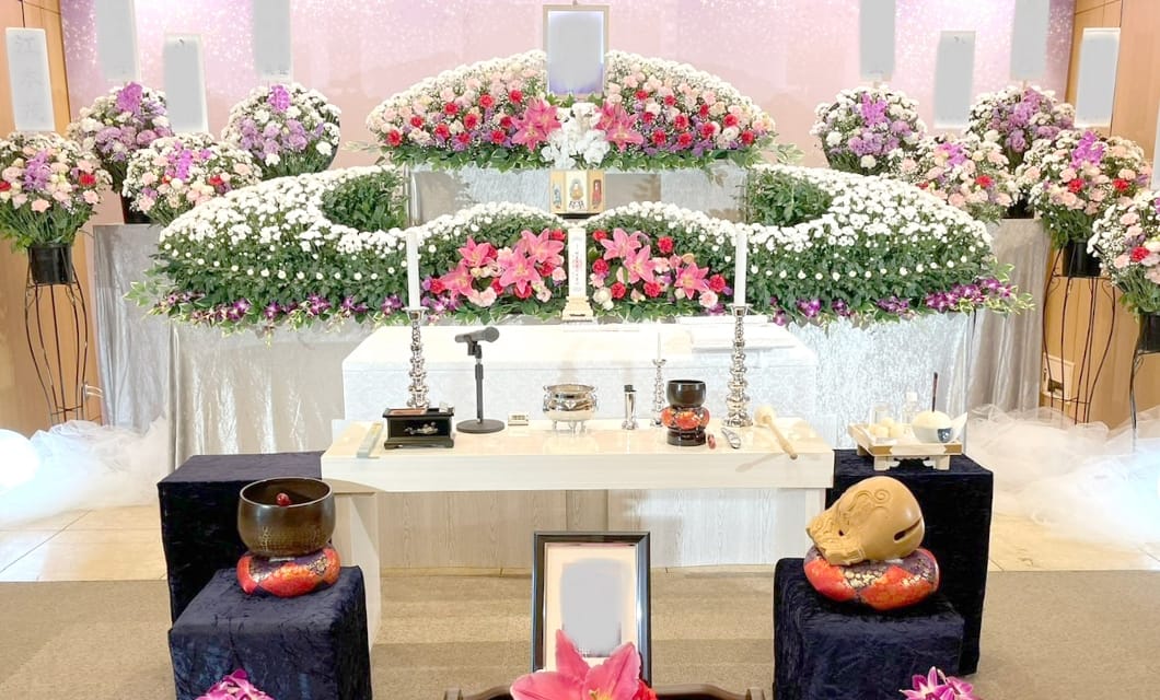 二日葬プラン祭壇イメージ